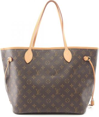 Louis Vuitton Brown Pvc Leather Handbag Tote Bag (Pre-Owned)