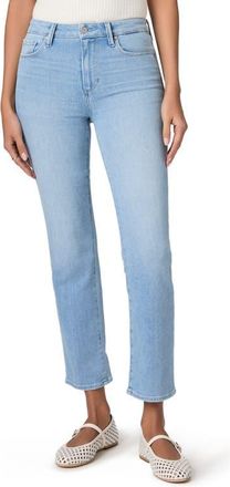 Paige Cindy High Waist Ankle Straight Leg Jeans in Santorini Sky at Nordstrom, Size 27