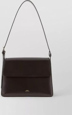 A.P.C. virginie leather shoulder bag