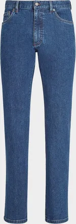 Ermenegildo Zegna Men & apos;s Stonewash Denim 5-Pocket Jeans