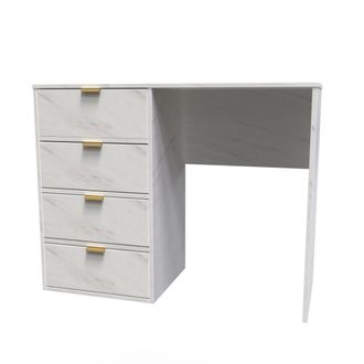 Welcome Furniture Harare Ready Assembled Dressing Table with 4 Drawers - Marble - Welcome Furniture | TJ Hughes