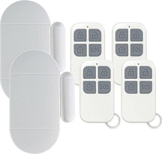 OEM Detector Apertura Puerta - Alarma Inal&aacute;mbrica Magn&eacute;tica Para Puertas Y Ventanas - 130 Db - Con Mando A Distancia - 2 Unidades