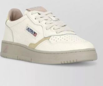 Autry leather low top sneakers breathable sole