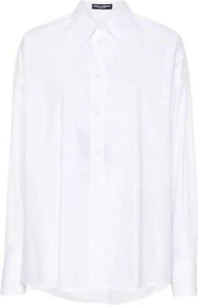 Dolce & Gabbana Witte Overhemden voor Mannen - Dames - Overhemden - Wit - S - Katoen - Overhemden