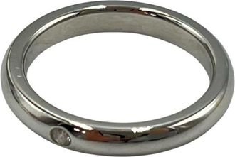 Tiffany & Co. Silver Platinum 950 Band Ring (Pre-Owned)