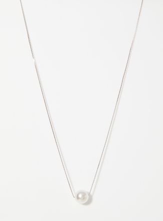 Simons Womens Shiny pearl silver chain