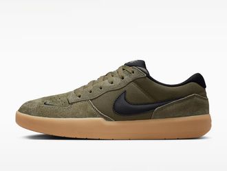Nike Mens Sb Force 58 Sneaker In Medium Olive
