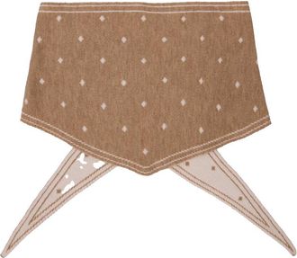Saachi Saachi Polka Dot Triangle Scarf