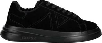 Guess Elba Sneakers - Heren - Schoenen - Zwart - Maat: 44 EU Su&egrave;de