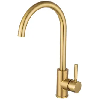 OEM Grifo De Cocina Dorado, Grifo De Fregadero De Acero Inoxidable, Grifo De Fregadero Moderno De Lat&oacute;n Para Cocina O Ba&ntilde;o, Grifo De Fregadero (manguera N
