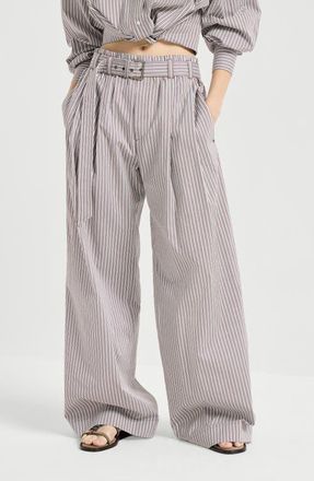 Brunello Cucinelli Loose Track trousers in Bordeaux at Nordstrom, Size 38 It