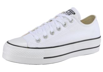 Converse Sneaker CONVERSE CHUCK TAYLOR ALL STAR PLATFORM CANVAS, Damen, Gr. 37,5, weiss (wei&szlig;), Textil, Schuhe Sneaker