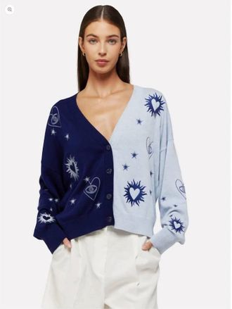 Brodie Mahala Little Cardigan In Insignia Blue