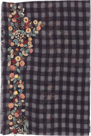 Faliero Sarti Rechthoekige Sjaal - Dames - Wintersjaals - Veelkleurig - ONE Size - Wol - Accessoires