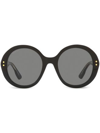 Gucci Occhiali da sole tondi - Nero