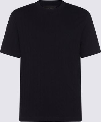 Giorgio Armani T-Shirts And Polos Blue And Green-Uomo