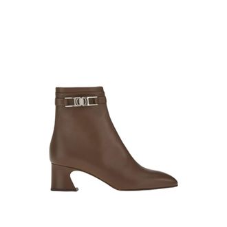 Ferragamo Ferragamo Rego 55 Logo-Plaque Ankle Boots