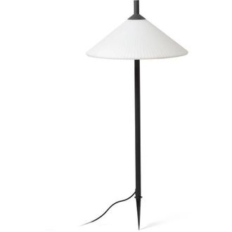 Faro Barcelona Saigon Lampada da palo grigio/bianco mate 1M R55