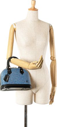 Louis Vuitton Pre-owned Womens Alma Handbag - Blue Leather - One Size