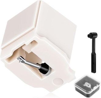 OEM Aguja De Repuesto Para Tocadiscos Atn3600l Con Cepillo, Aguja De Diamante Para Audio Technica At-lp60x/at3600l/at-lp2d, Incluye Cepillo