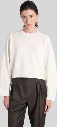 Loulou Studio Bruzzi Lds Knitwear In Beige Wool