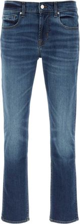 7 For All Mankind Stretch Denim Slimmy Tapered Jeans