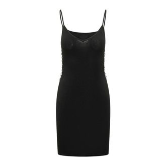 Dsquared2 Short Dresses, female, Black, Size: M Cut-out Mini Dress