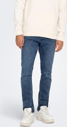 Only & Sons Slim-fit-Jeans ONLY & SONS ONSLOOM SLIM BOX PIM DNM MU OTL, Herren, Gr. 28, L&auml;nge 30, medium blau denim, Denim/Jeans, Obermaterial: 50% Baumwolle, 30%