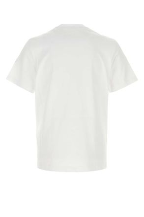 Moncler Embroidered Logo Cotton T-Shirt - White