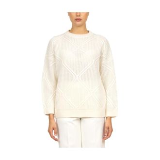 Liviana Conti Dames, Truien, Beige, Maat: S Wol
