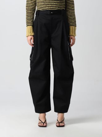 Bottega Veneta sandblasted cotton twill cargo pants
