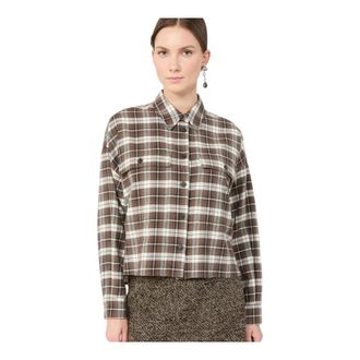 Max Mara Overhemden, Dames, Veelkleurig, 2Xs, Katoen, Shirts