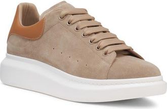 Alexander McQueen Oversize Sneaker in Rock/Dark Caramel at Nordstrom, Size 13Us