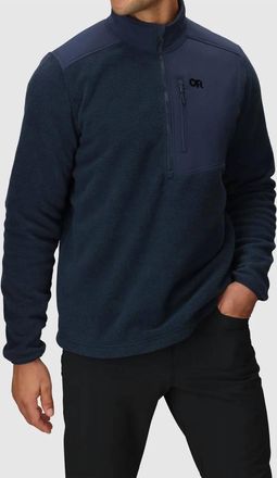 Outdoor Research Polartec 200 1/2 Zip Fleece Pullover In Dark Navy Heather