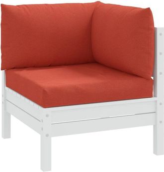 vidaXL Cojines Para Sof&aacute; De Palets 3 Uds Tela Rojo Melange Vidaxl