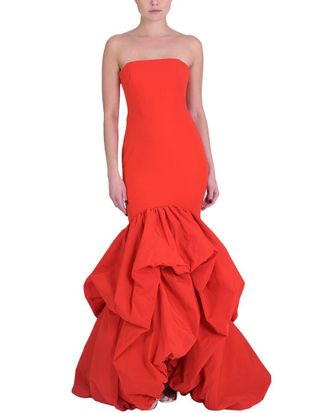 Marchesa Drop Waist Mermaid Gown
