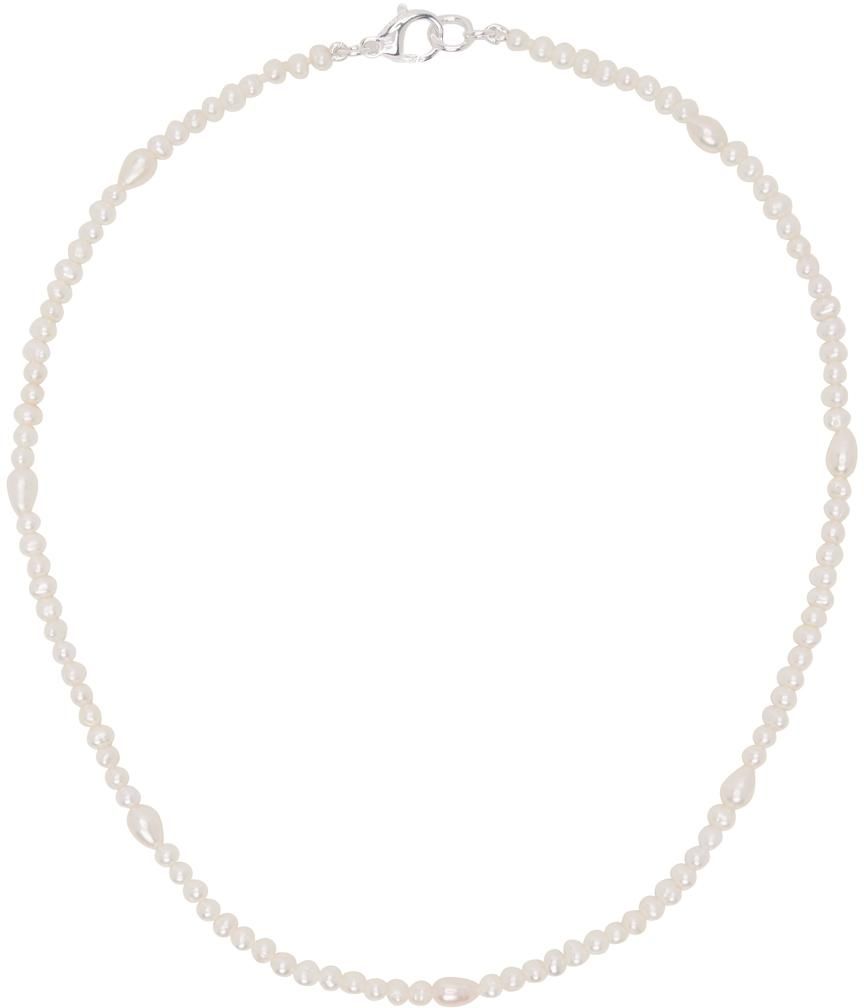 Magliano Silver A Mess Necklace（Magliano White New Mess Of