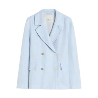 Max Mara Blazers, female, Blue, Size: XS Avenue Jacket
