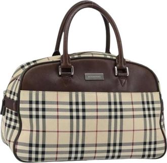 Burberry Pre-owned Handbags, female, Beige, Size: ONE SIZE Pre-owned Vintage Handbag