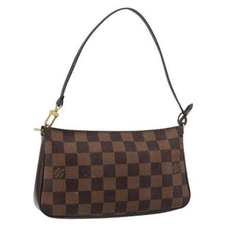 Louis Vuitton Pre-owned Handbags, female, Brown, Size: ONE SIZE Pre-owned Accessory Pouch