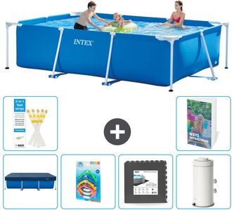 Intex Piscina Con Estructura Rectangular - 300x200x75 Cm - 7-piezas S143