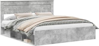 vidaXL Bed Frame with Headboard Concerte 180 x 200 cm Solid Pine Wood vidaXL