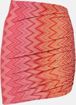 Missoni Minigonna in lamé a zig-zag