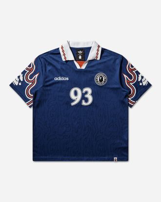 adidas BAPE SSL Flame Jersey Japan Blue