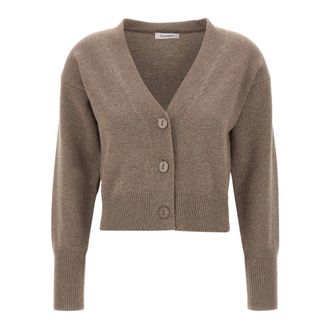 KANGRA Truien & Vesten, Dames, Bruin, XS, Wol, Wol en kasjmier vest