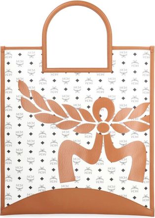 MCM X-Large Aren tote - Dames - Shoppers - Veelkleurig - ONE Size - Katoen - Tassen