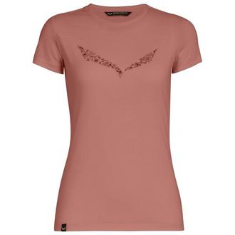 Salewa Solid Dri-Release S/S Tee T-Shirt f&uuml;r Damen | rosa