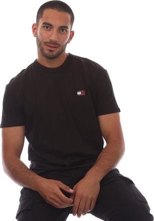 Tommy Jeans Heren Tonaal Badge T-shirt (Zwart)