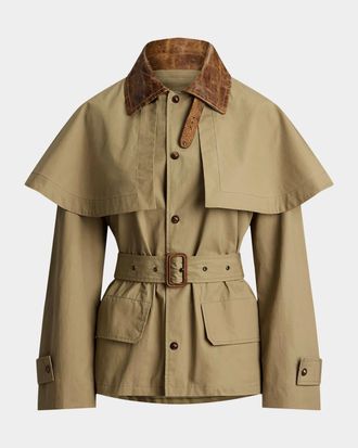 Ralph Lauren Collection Brannigan Cotton-Blend Coat