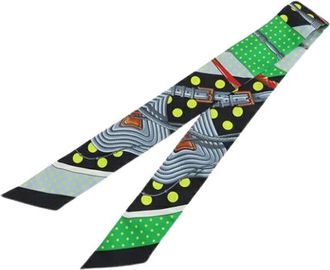 Hermès Pre-owned Scarves, female, Multicolor, Size: ONE SIZE Pre-owned Silk Scarf